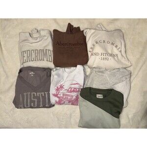 Abercrombie & Fitch/Hollister- Hoodie BUNDLE. Size SMALL. Lot Of 7.